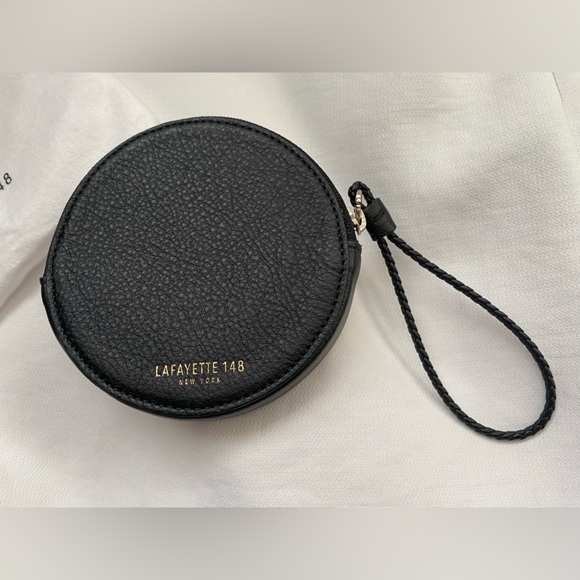 Lafayette 148 New York Leather Wristlet - Picture 2 of 4
